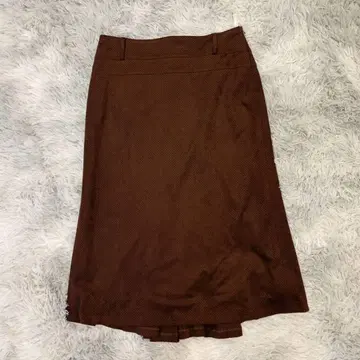 로베르타 디 카메리노 여성용 롱 스커트 브라운 무지