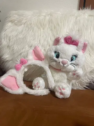 마리 귀 달린 머리띠와 퍼펫 세트