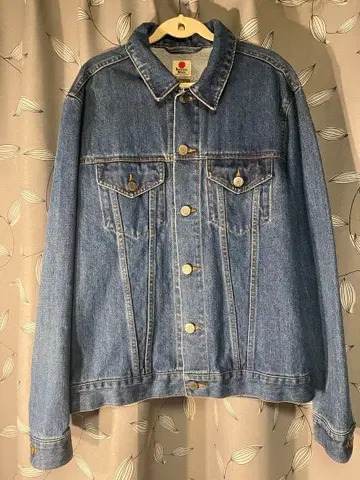 백 넘버 데님 자켓