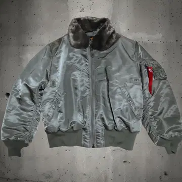 ALPHA INDUSTRIES B-15 플라이트 자켓 올리브 그린