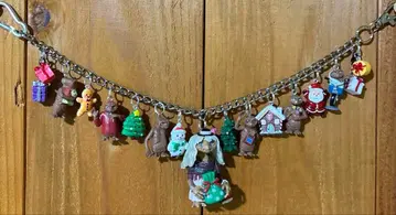 주렁주렁 체인 크리스마스 가랜드 키링