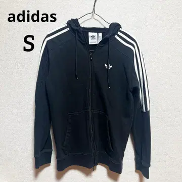 새상품급 adidas 블랙 후드티 S 사이즈 3라인