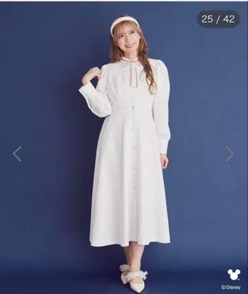 areeam 펄 버튼 라인 레이스 원피스 원피스