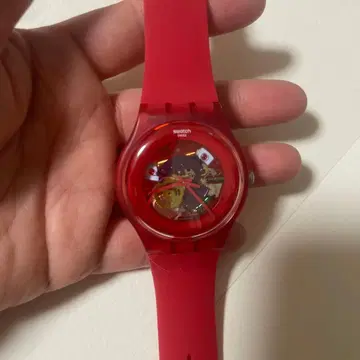 스 스위스 레드 손목시계