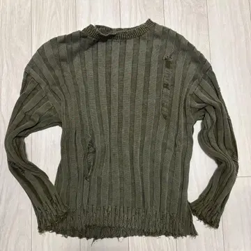 [ Chikashitsu + ] dirty washing rib knit