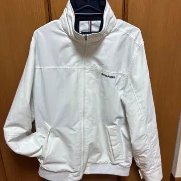 TOMMY HILFIGER 화이트 나일론 자켓
