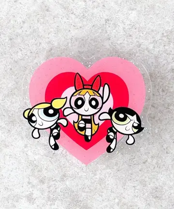 파워퍼프걸스 스마트폰 클립 [미사용 새상품]