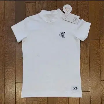 미사용 새상품 잭버니 모크넥 반팔 셔츠 사이즈 00