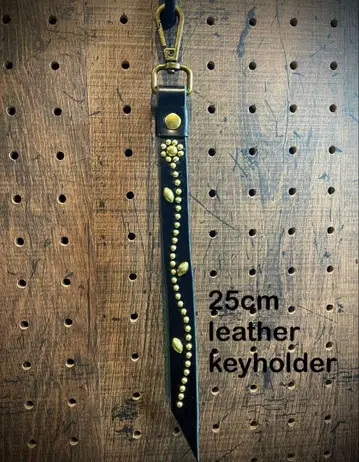 25cm 가죽 스터드 키링 htc CALEE schott 좋아하는 분