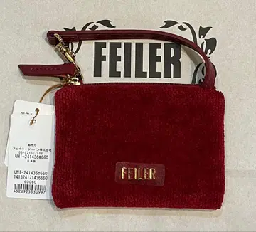 새상품 미사용 페이러 유니 사이드 파우치 다크 레드