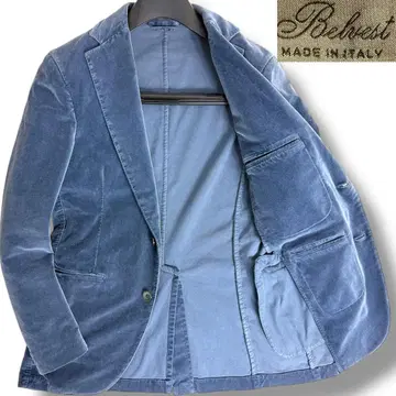 J7061 새상품급 벨베스트 벨로아 테일러드 자켓 네이비 42