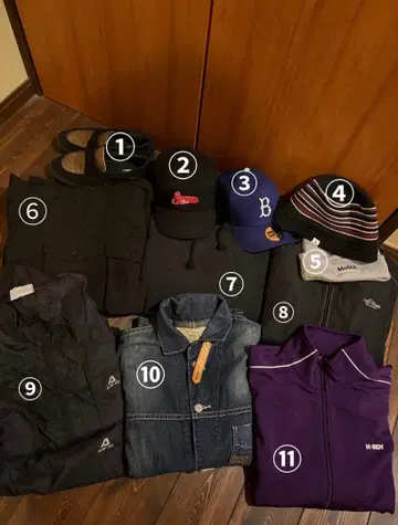 의류, 액세서리류 등