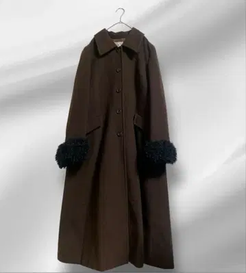 빅 사이즈! Aylesbury/울/롱 코트/ L L