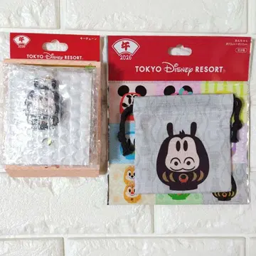 디즈니 설날 2026 키체인 복조리 호레스 2개 세트