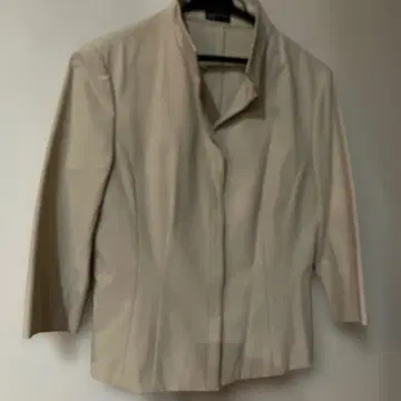 베이지 자켓 스커트 셋업 5부 소매 KUMIKYOKU FAM