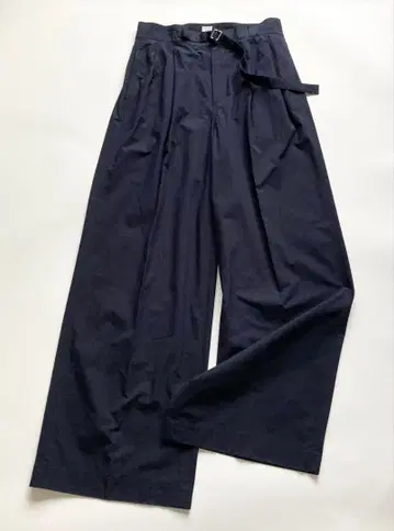 (b9) 이에나 러브 쿨 면 덤프 구르카 팬츠 네이비 FREE 사이즈