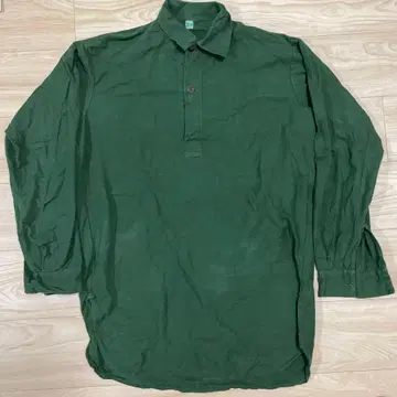 70s Swedish army M-55 military shirt