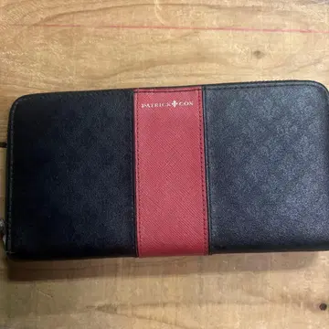 PATRICK COX 장지갑 블랙/레드