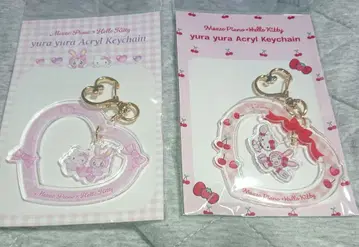 메조 피아노 키티 유라유라 아크릴 키체인