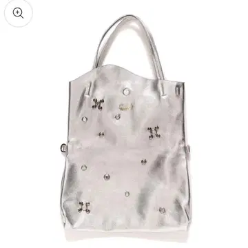 TANAKA THE BAG M(STUDS) - SILVER