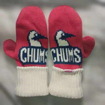 CHUMS 빨간색 미튼 장갑