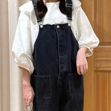 사만사 모스모스 데님/꽃무늬 모듬 살로펫 팬츠