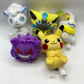 포켓몬 센터 푸치 봉제 인형 5체 세트