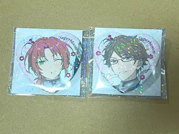 앙스타 스타포니 하트 캔뱃지 레오 아오미