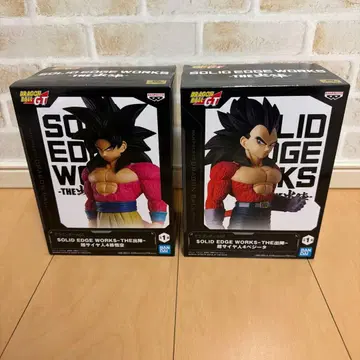 드래곤볼 GT THE 출진 초사이어인 4 손오공 베지터 2종 세트