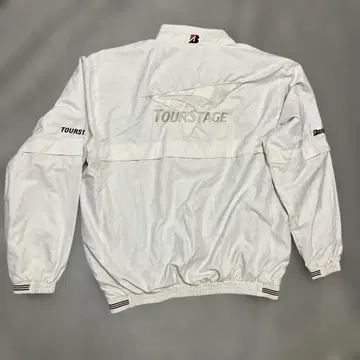 투어스테이지 2웨이 자켓&베스트 화이트 남성용 골프웨어 L 사이즈