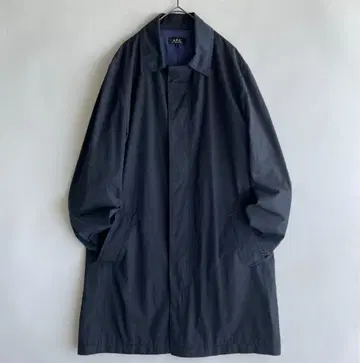 A.P.C. 네이비 스텐카라 코트 S