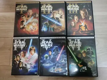 [ 중고 DVD ] 스타 워즈 에피소드 1~6 DVD 세트