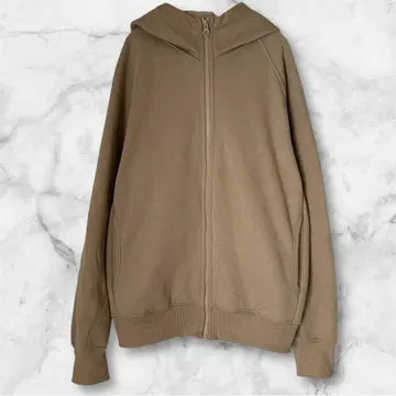 유니클로 베이지 히트텍 후드티 플리스 안감