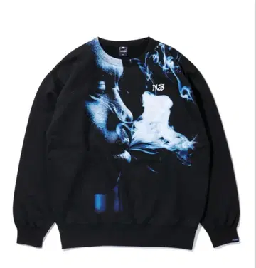 APPLEBUM 'Nas' Photo Crew Sweat M 블랙