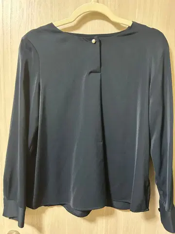 NATURALBEAUTYBASIC 네이비 긴팔 블라우스 S 사이즈