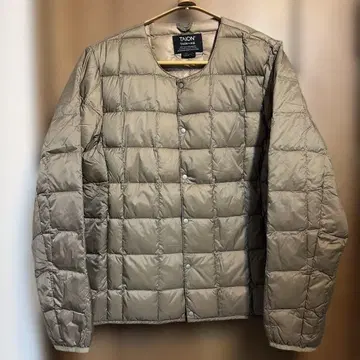 체온 이너 다운 카키