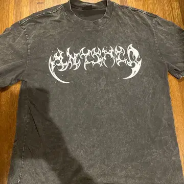 ANTIMID 그래픽 T셔츠 블랙 S