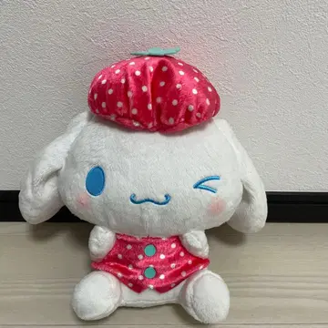 딸기 모자 시나모롤 봉제 인형 약 30cm