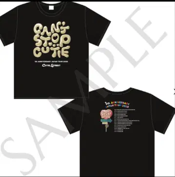 CUTIE STREET JAPAN TOUR 2025 티셔츠 L 사이즈