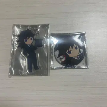 귀멸의 칼날 기유 귀멸의 연회 아크릴 키링 캔뱃지