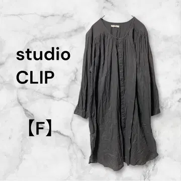 studio CLIP 튜닉 원피스 셔츠 원피스 FREE 사이즈