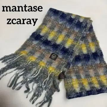 레어 mantasezcaray 만타스에스카라이 머플러 체크