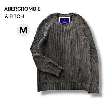 Abercrombie & Fitch 아바클로 카키 남성용 니트 M