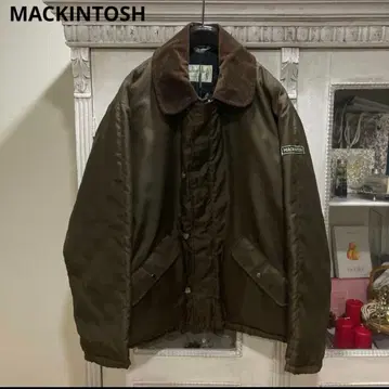 데드스탁 매킨토시 패딩 자켓 L 카키 빈티지