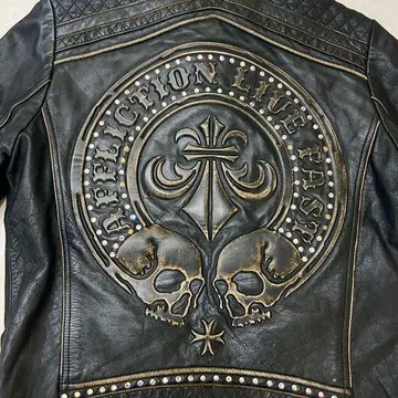 Affliction 리미티드 에디션 가죽 자켓 S