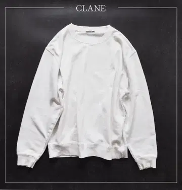 CLANE 클라네 자수 로고 크루넥 티셔츠 트레이닝복 F