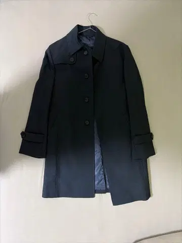 MAJI 스텐카라 코트 네이비