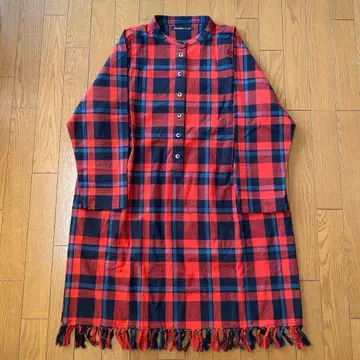 써니클라우드 셔츠 원피스/체크 튜닉 M