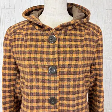 프레 s 큐트 코트 성인 고급 체크 무늬 사이즈 38 [ f4 ]