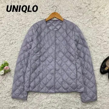 UNIQLO 퀼팅 노카라 울트라 라이트 다운 자켓